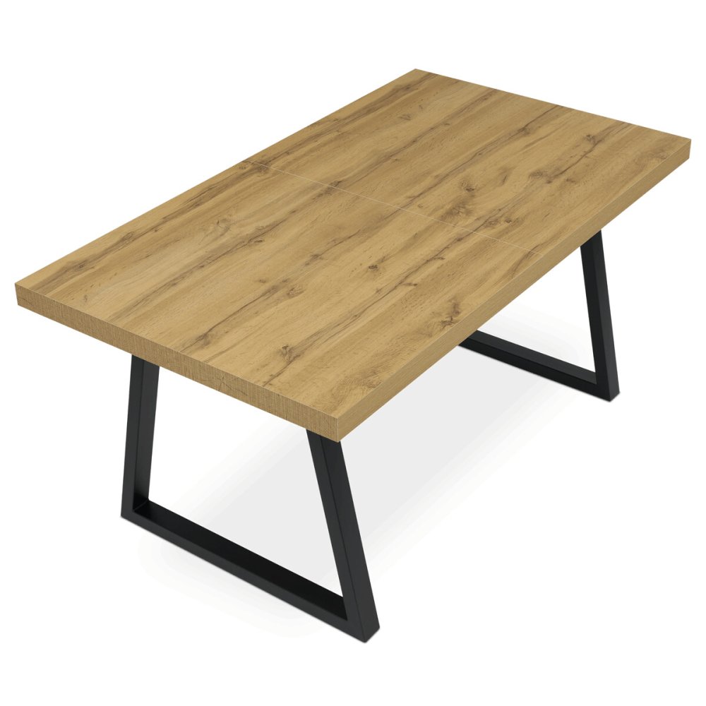 Jídelní stůl rozkládací 160-240x90 cm, lamino, dub, HT-R5624 OAK – 160 cm