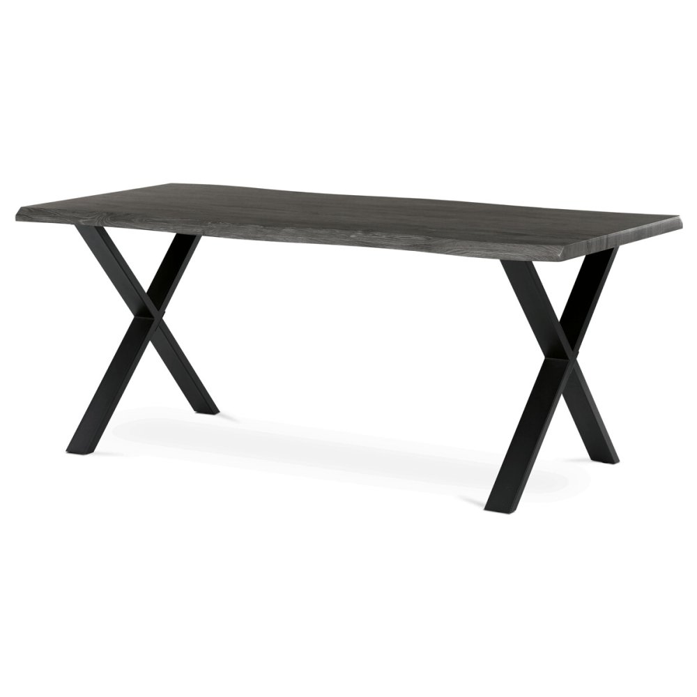 Jídelní stůl 180x90cm, mdf, šedý dub, HT-F4318 GREY – 180 cm