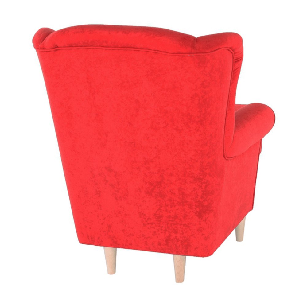 Křeslo ušák MALVIN + taburet – 50 cm