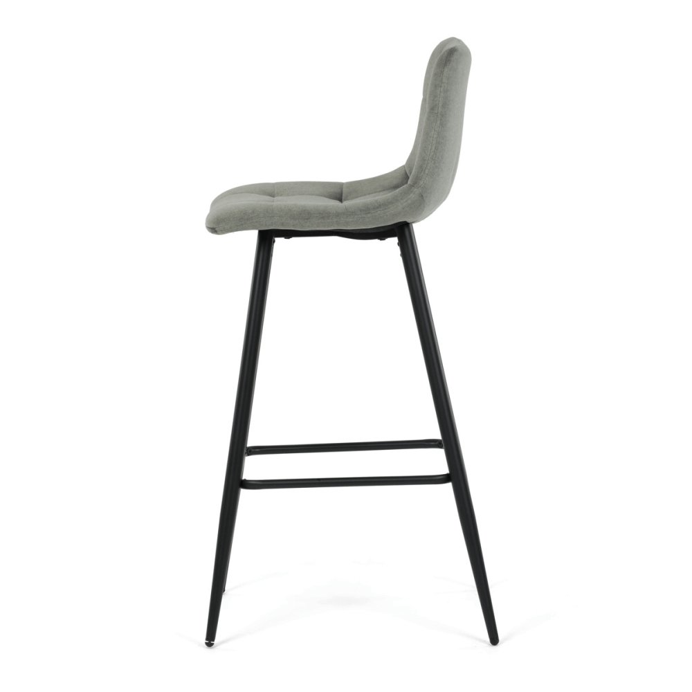 Barová židle, zelená, látka, AUB-X7015 GRN2 – 42 cm