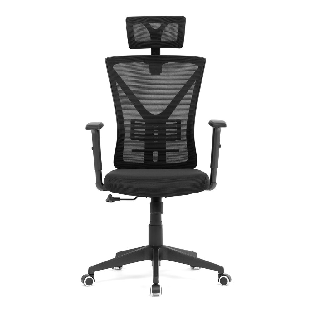 Kancelářská židle, houpací mechanismus, černá síťovina, KA-Q851 BK – 63 cm