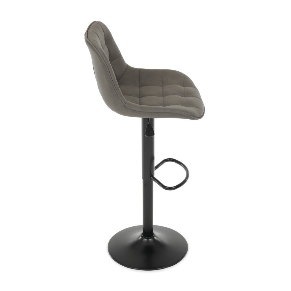 Barová židle, šedá, látka, AUB-V3066 GREY3 – 120 kg