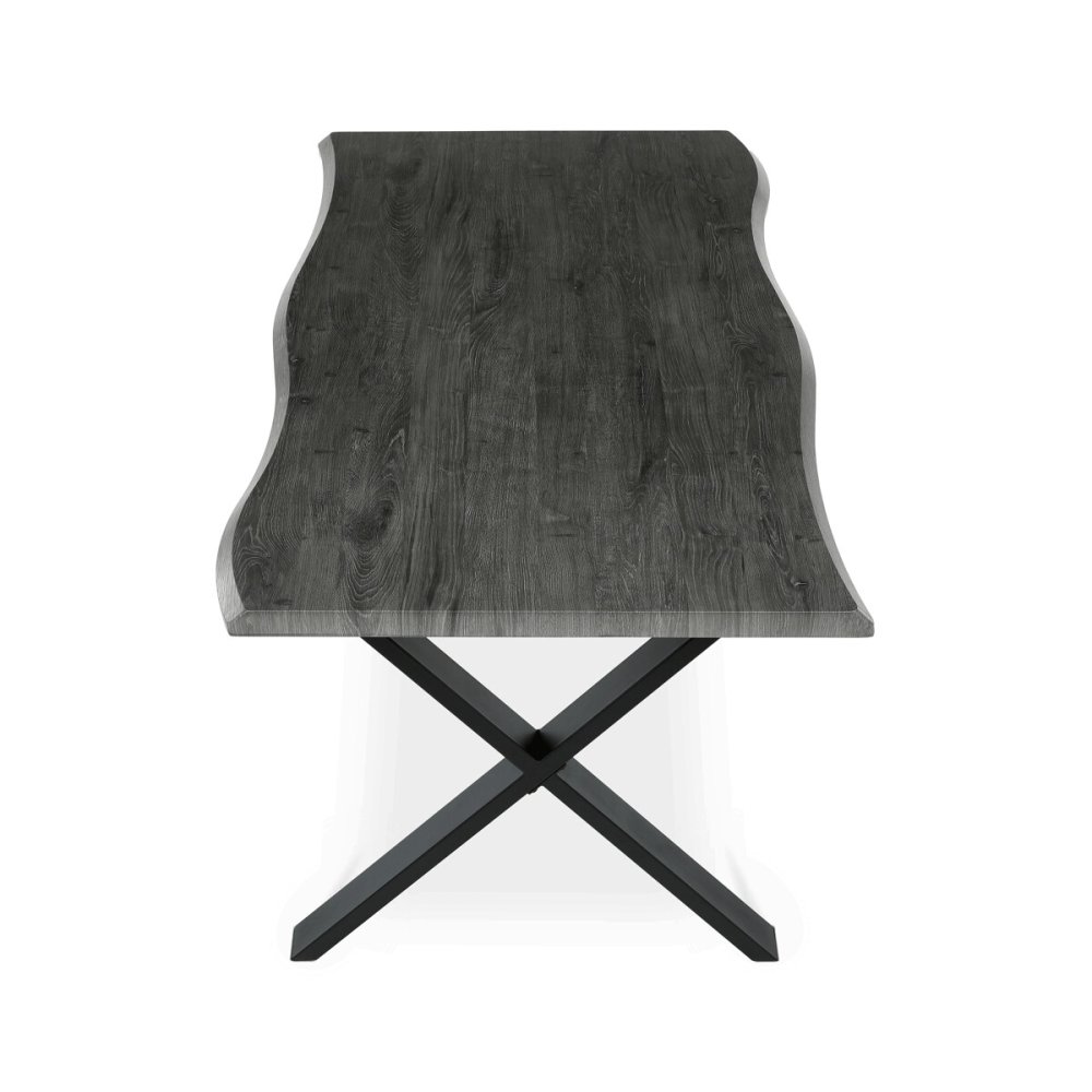 Jídelní stůl 180x90cm, mdf, šedý dub, HT-F4318 GREY – 90 cm