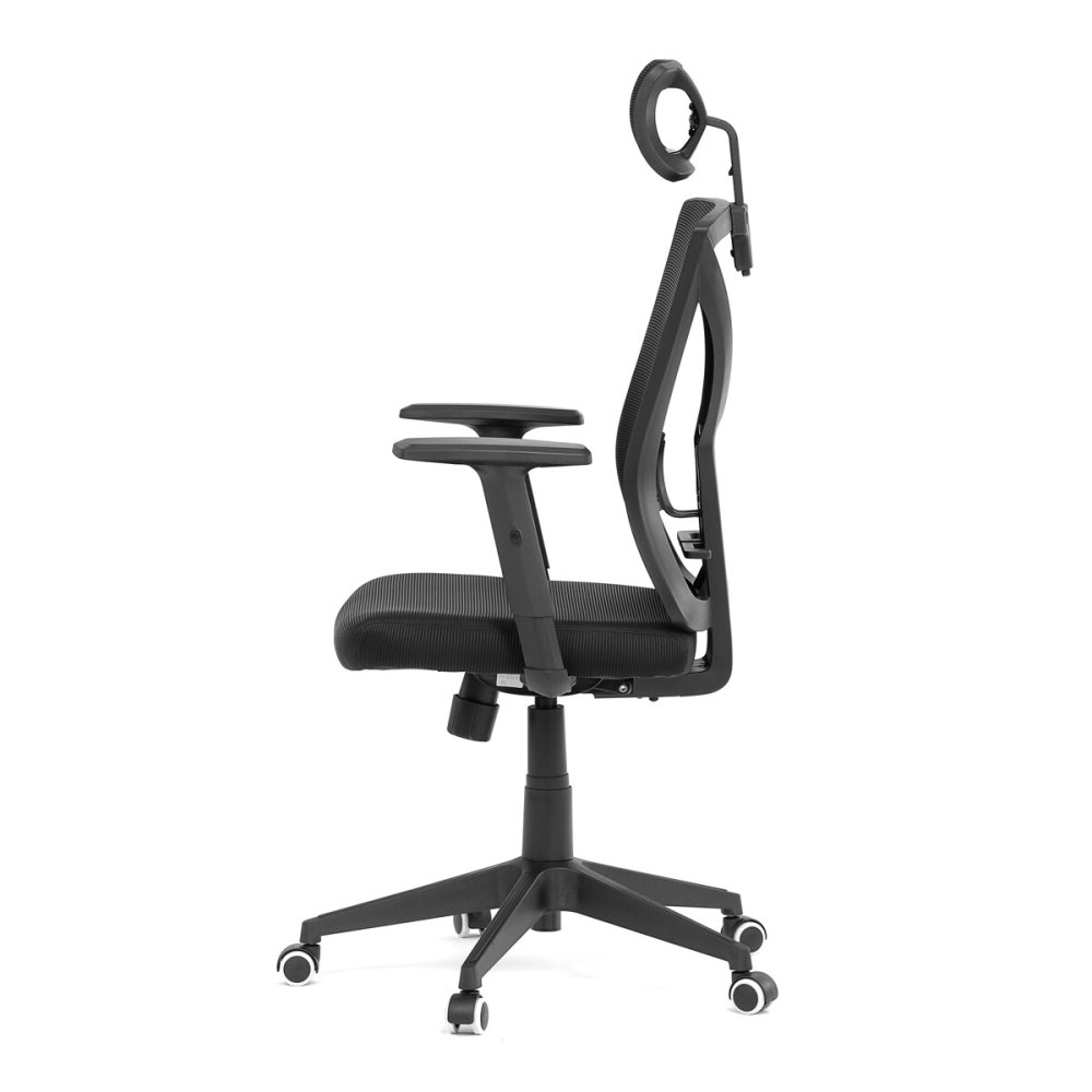Kancelářská židle, houpací mechanismus, černá síťovina, KA-Q851 BK – 150 kg